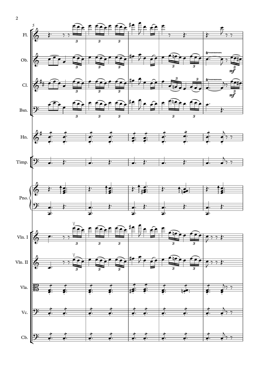 Flames of Paris Flames of Paris Chamber Orchestra scores gallery preview page 3