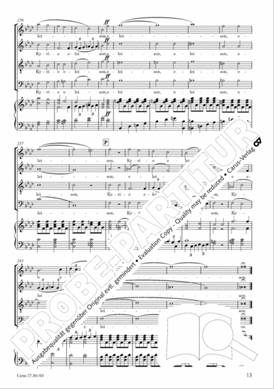 Requiem in F minor Requiem in F minor 4-Part scores gallery preview page 18