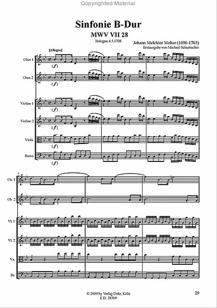 Sinfonien Nr. 24, 25 & 28 Orchestra scores gallery preview page 4