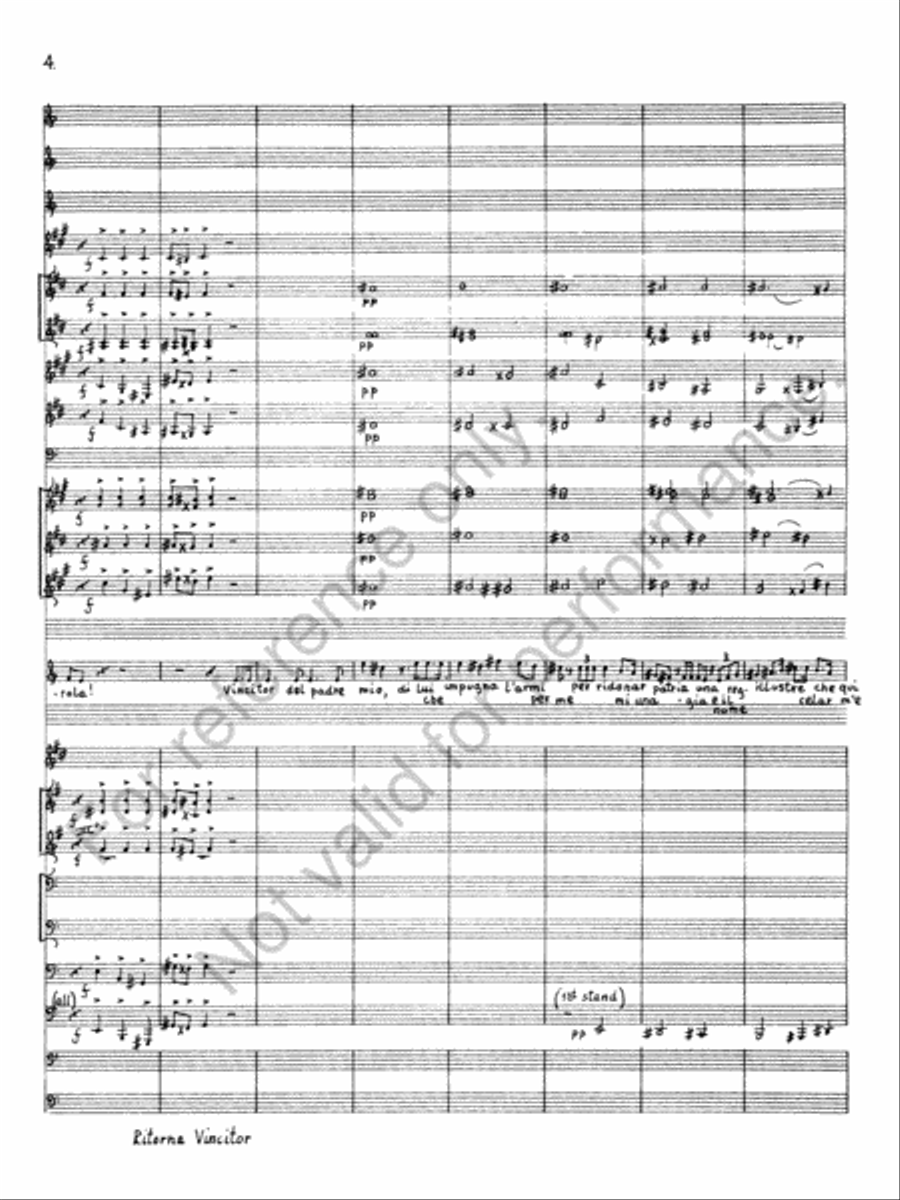 Ritorna Vincitor Ritorna Vincitor Concert Band scores gallery preview page 6