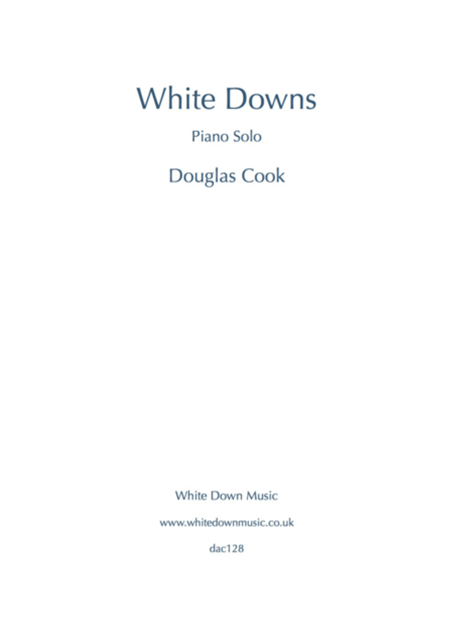 White Downs Piano Solo scores gallery preview page 1