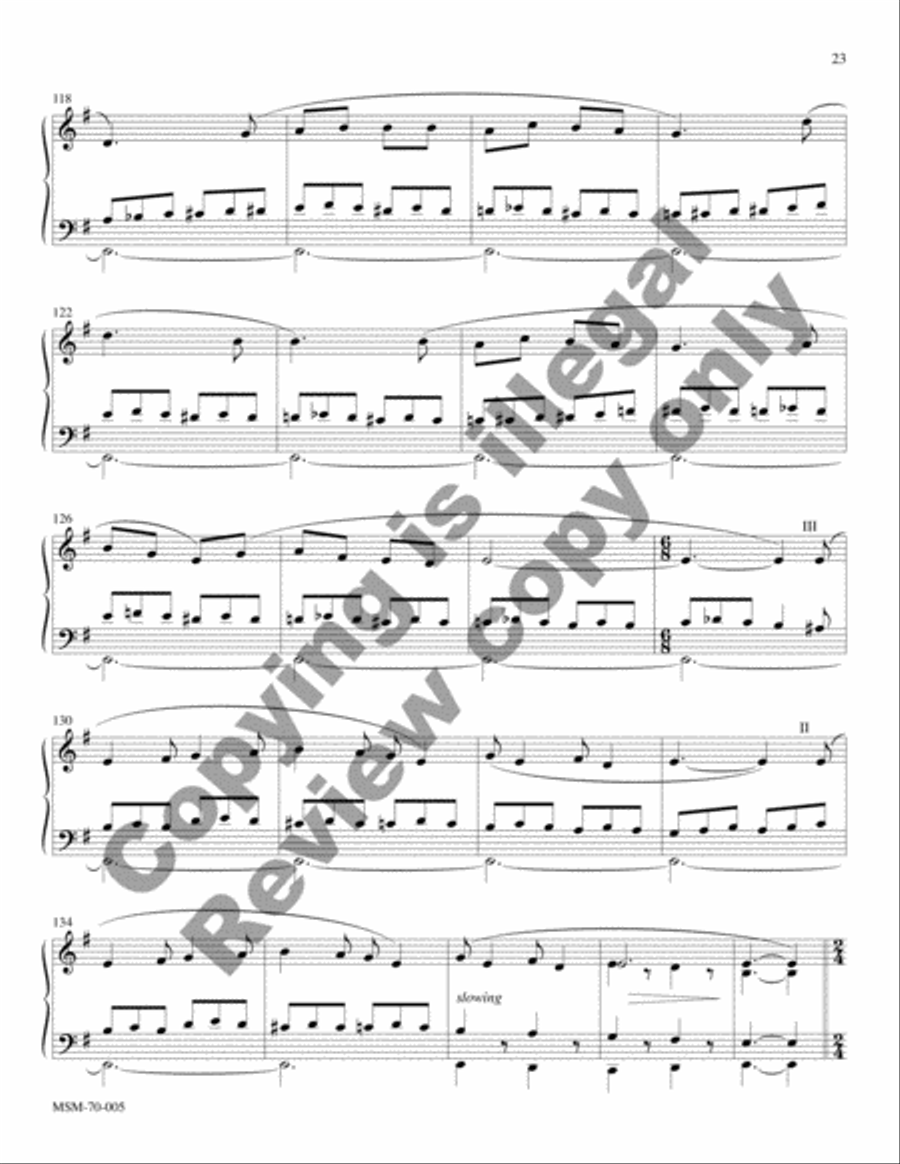 Savior of the Nations, Come (Full Score) Choir scores gallery preview page 54