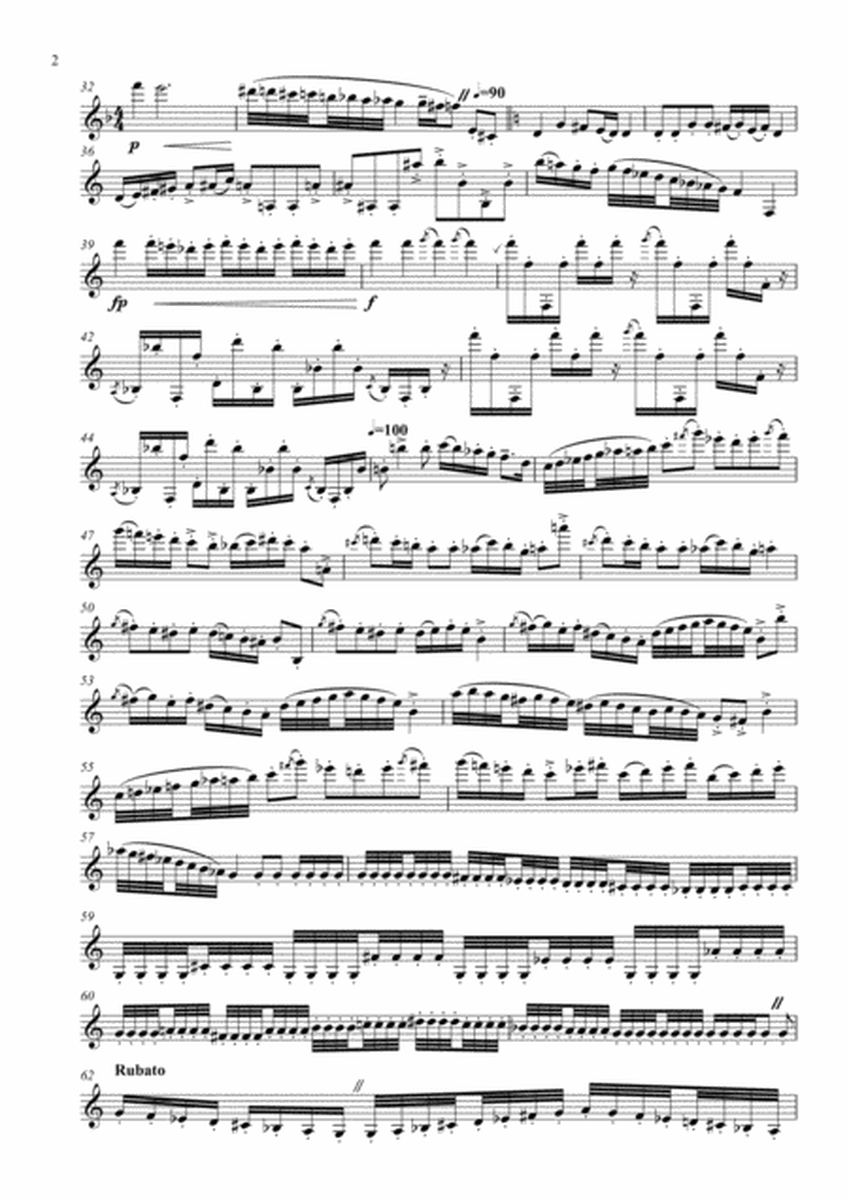 Caprice №1 "Ukrainian" for Clarinet Solo