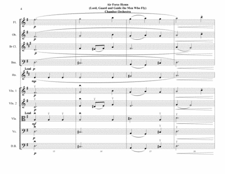 Air Force Hymn ('Lord,Guard and Guide") - Chanber Orchestra - Intermediate image number null