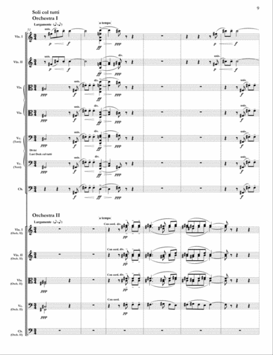 Fantasia on a Theme by Thomas Tallis (double string orch) Orchestra scores gallery preview page 10