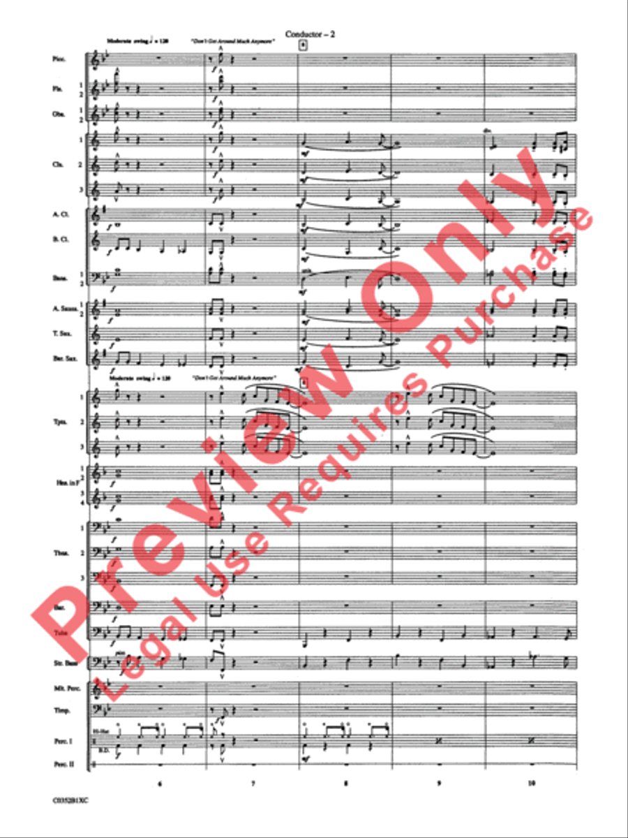 Duke Ellington! Duke Ellington! Concert Band scores gallery preview page 5