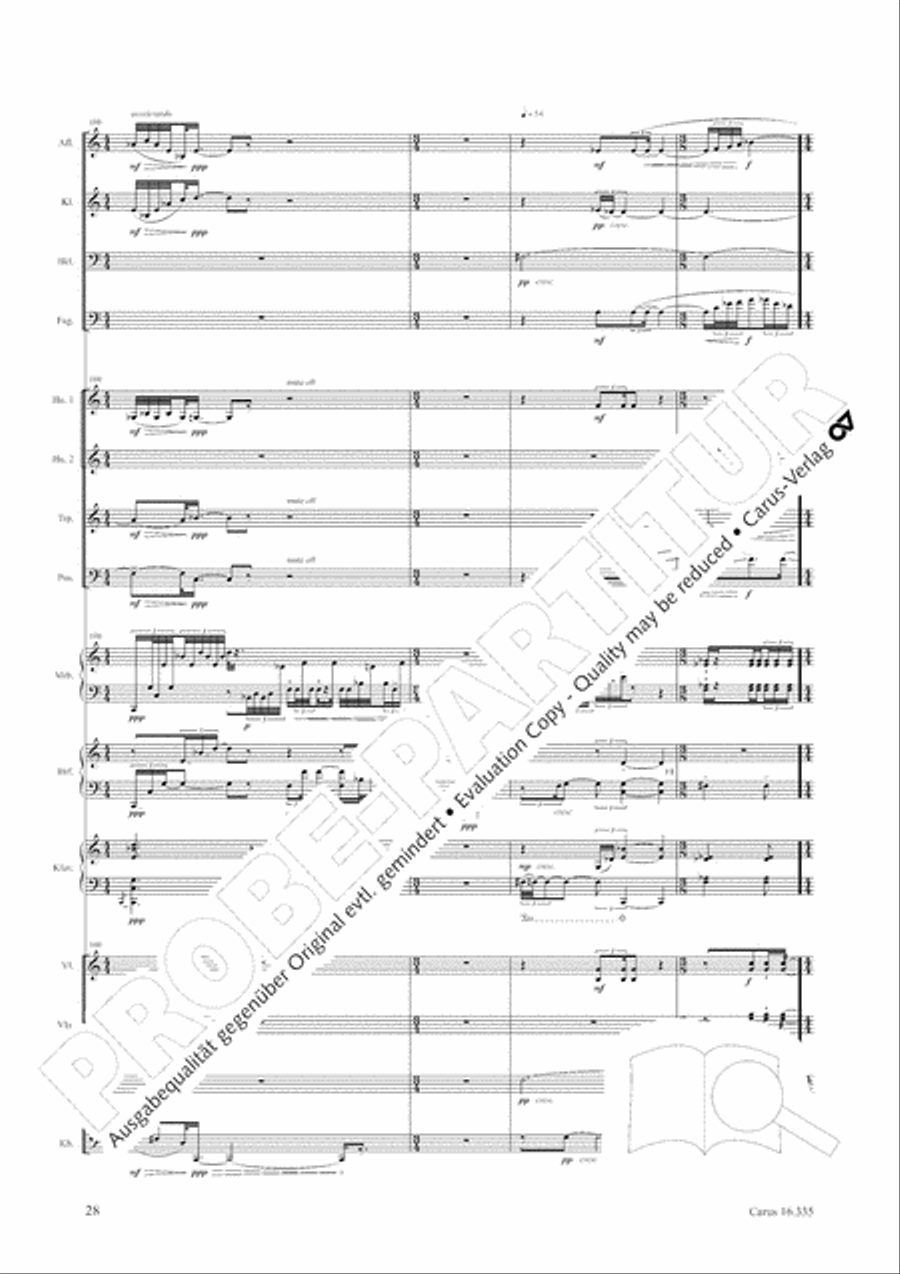 Esquisse: le froid Orchestra scores gallery preview page 29