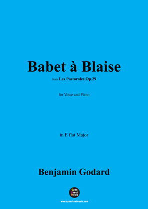 B. Godard-Babet à Blaise,Op.29 No.4,in E flat Major