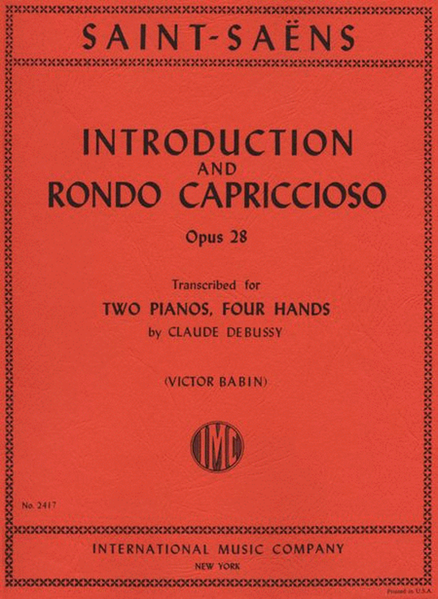 Introduction & Rondo Capriccioso, Opus 28