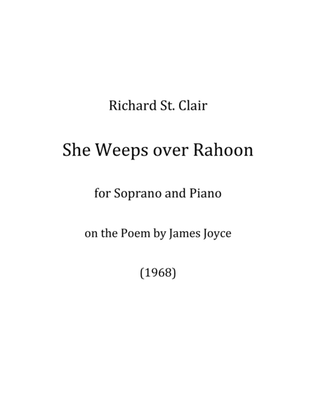 She Weeps over Rahoon, for Soprano and Piano (1968)
