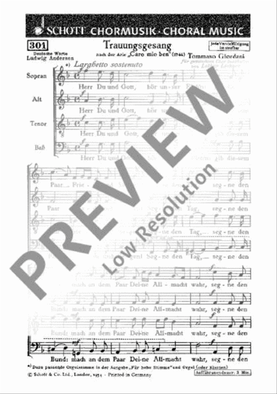Trauungsgesang Trauungsgesang 4-Part scores gallery preview page 2