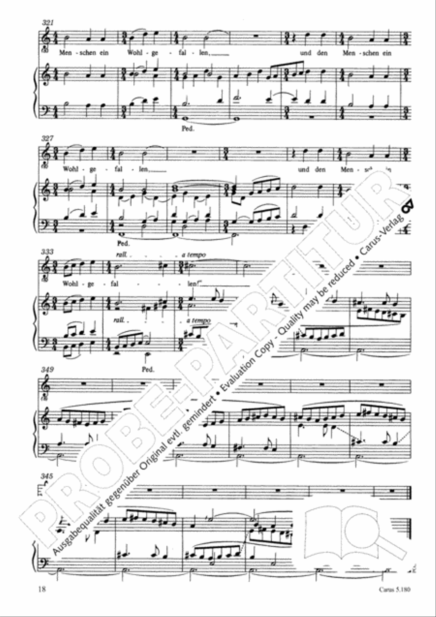 Das Weihnachtsevangelium Mezzo-Soprano Voice scores gallery preview page 19