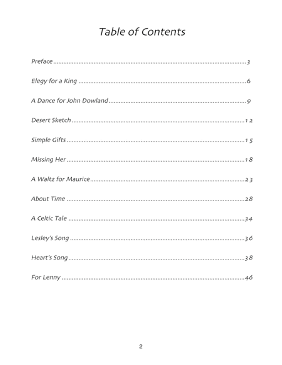 Solos for Guitar Acoustic Guitar scores gallery preview page 3