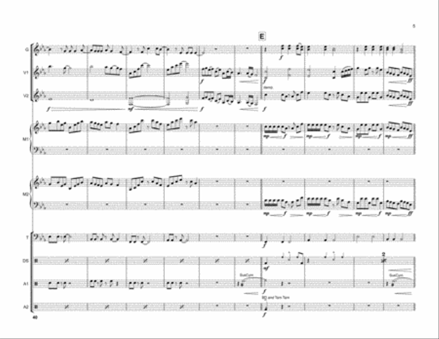 Radioactive Percussion Ensemble scores gallery preview page 5