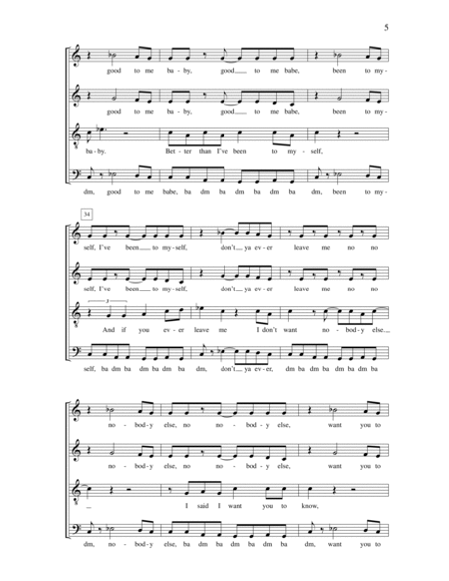 Shout Shout 4-Part scores gallery preview page 5