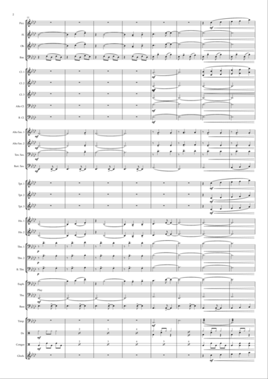 Music Concert Band scores gallery preview page 2