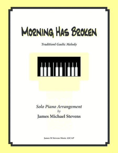 Morning Has Broken - Solo Piano image number null