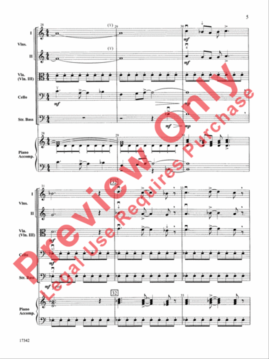 North Country Legend String Orchestra scores gallery preview page 6