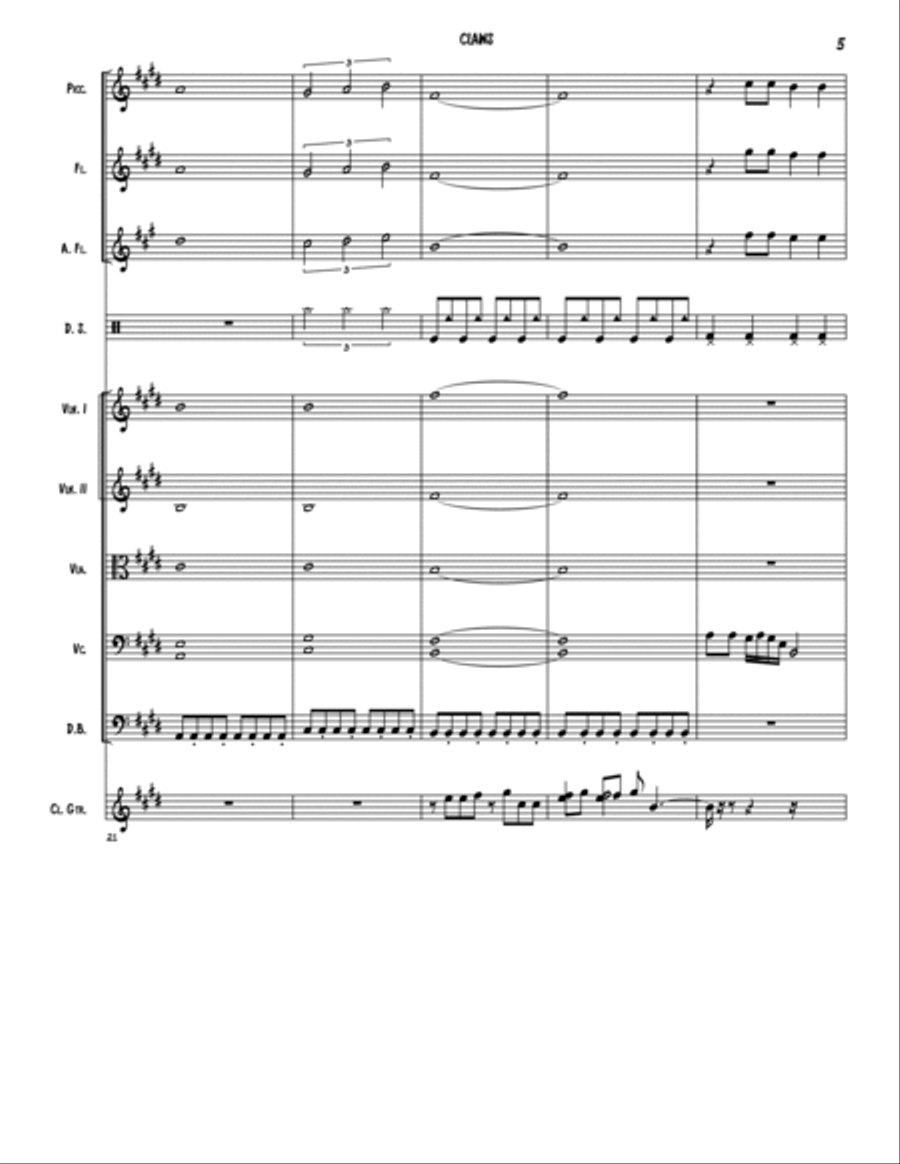 Claws Large Ensemble scores gallery preview page 6