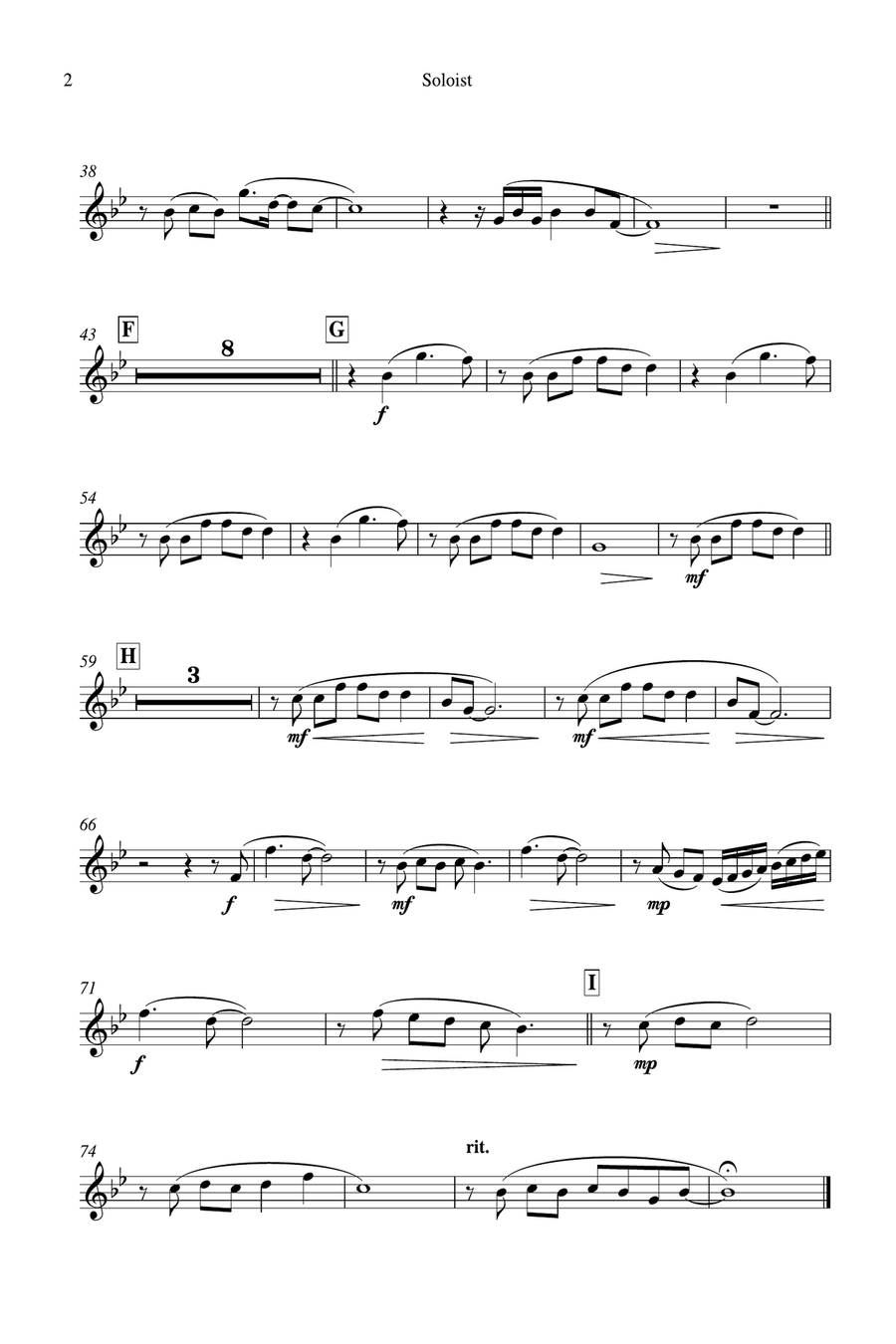 Yellow Brass Band scores gallery preview page 3