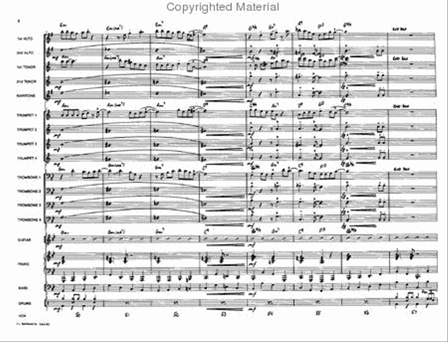 East Side Drive Jazz Ensemble - Sheet Music page 8