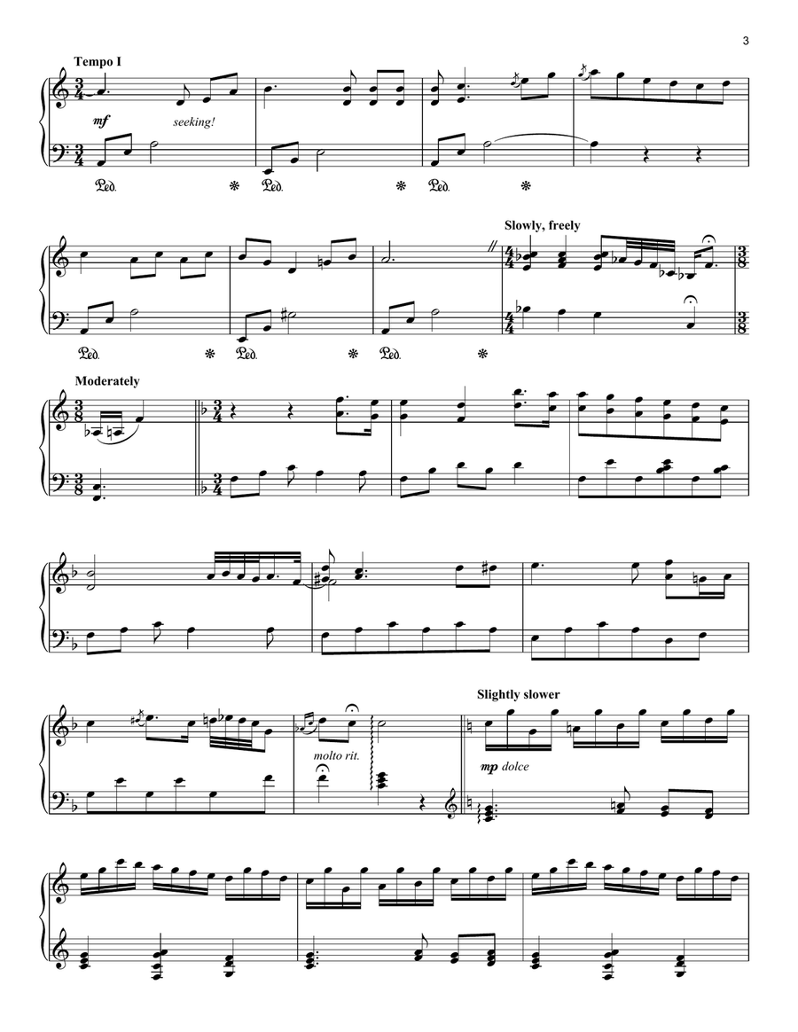 Fur Elise - Batiste Piano Solo scores gallery preview page 3