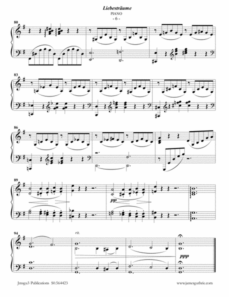Liszt: Liebestraume for Baritone Horn & Piano image number null