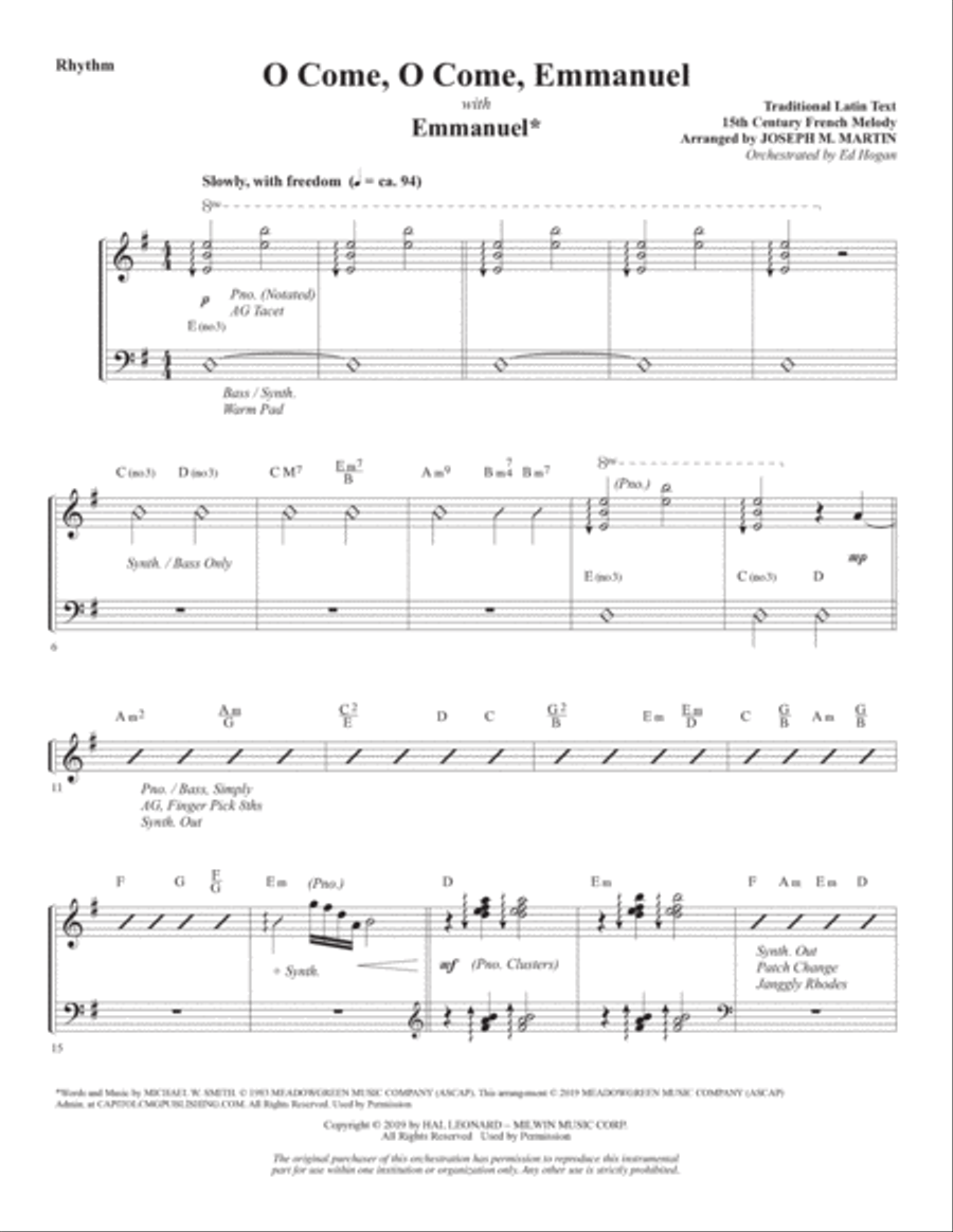 The Thrill of Hope (A New Service of Lessons and Carols) - Rhythm Choir scores gallery preview page 2