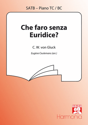 Book cover for Che faro senza Euridice?