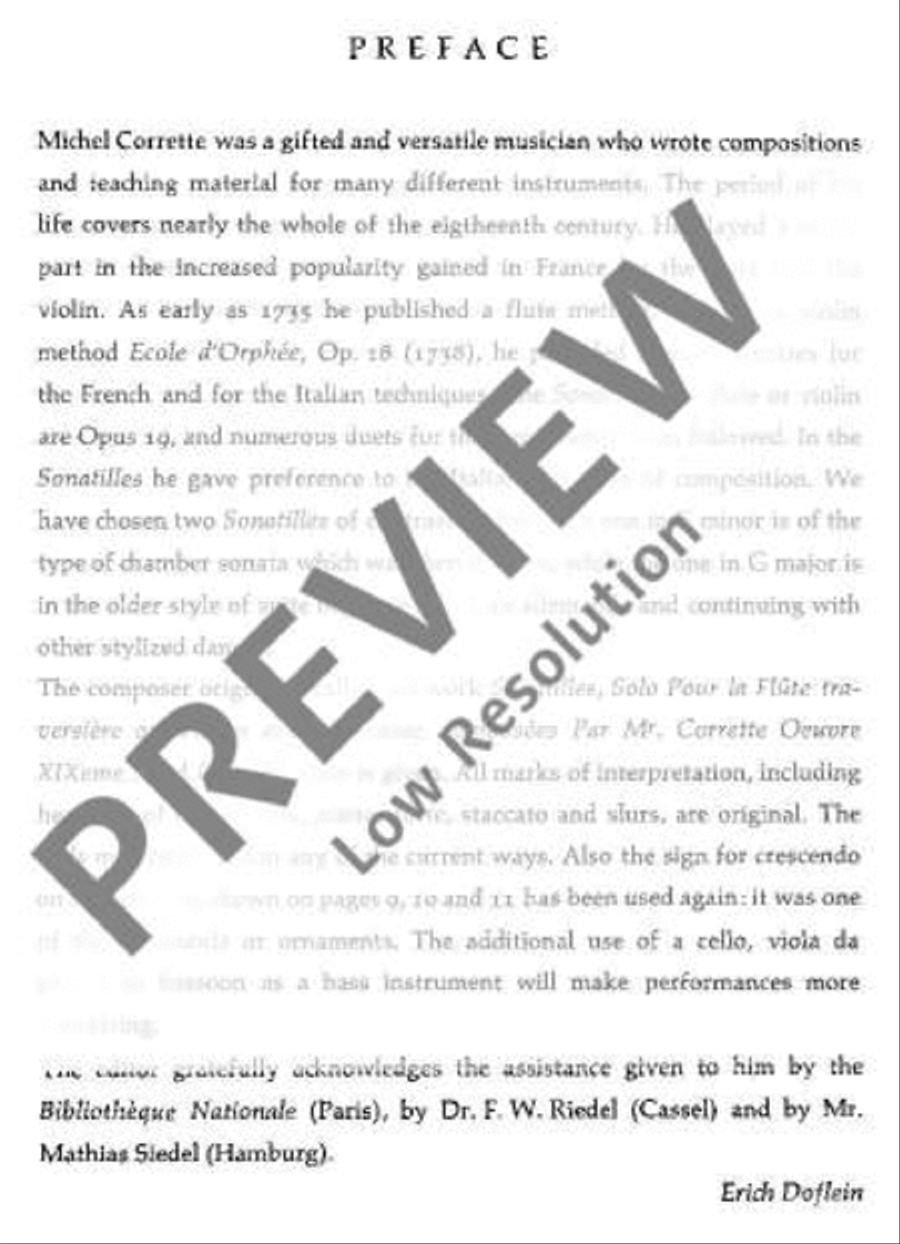Sonatilles Flute scores gallery preview page 5