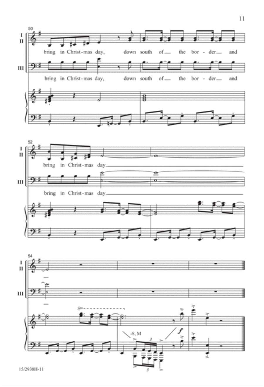 South of the Border 3-Part scores gallery preview page 12