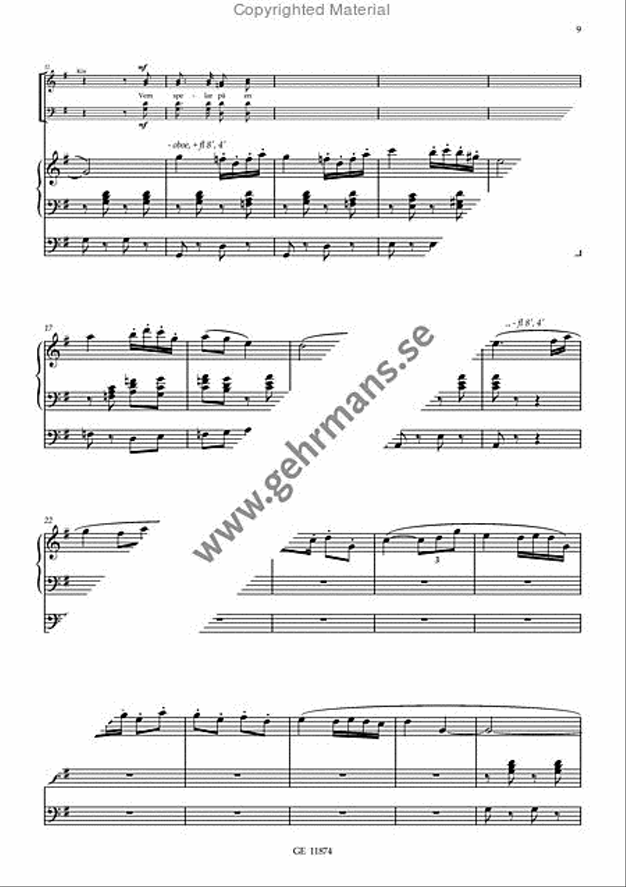 Forkladd gud Forkladd gud Mixed Choir scores gallery preview page 6