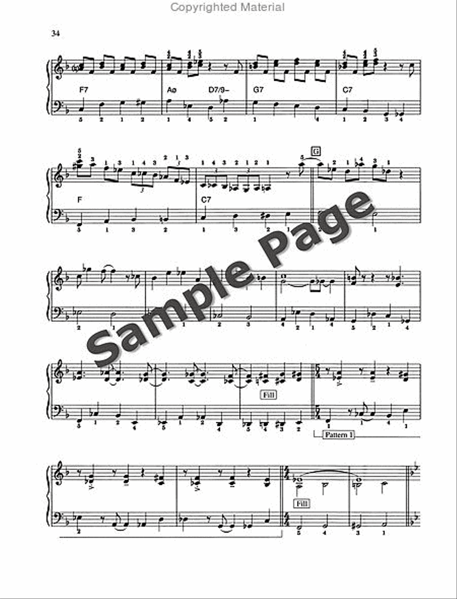 Keyboard On Stage Piano/cassette Piano scores gallery preview page 35