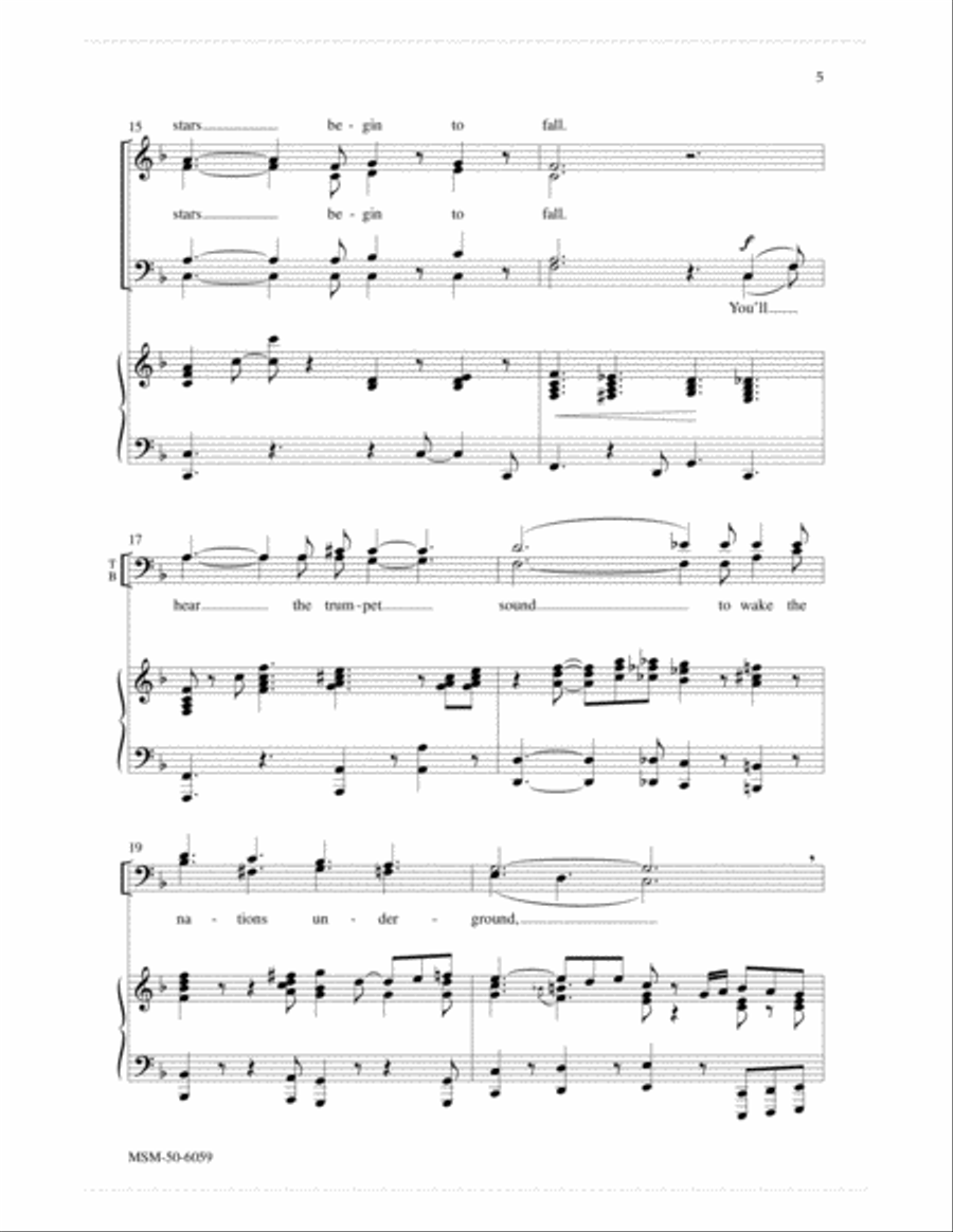 My Lord, What a Morning My Lord, What a Morning 4-Part scores gallery preview page 4