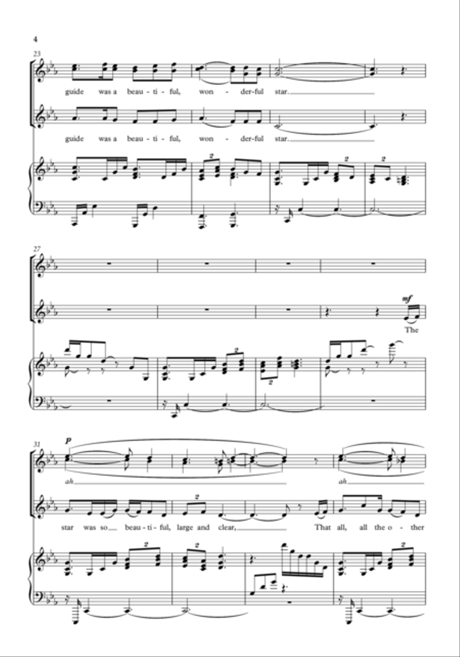 The Three Kings SSA scores gallery preview page 4