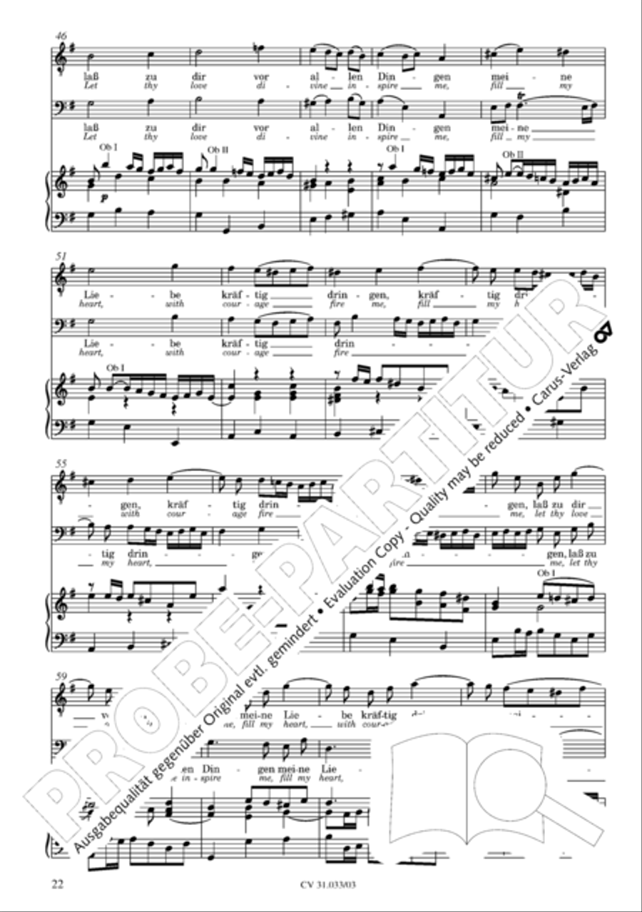 Lord Jesus Christ, in thee alone (Allein zu dir, Herr Jesu Christ) ATB scores gallery preview page 23