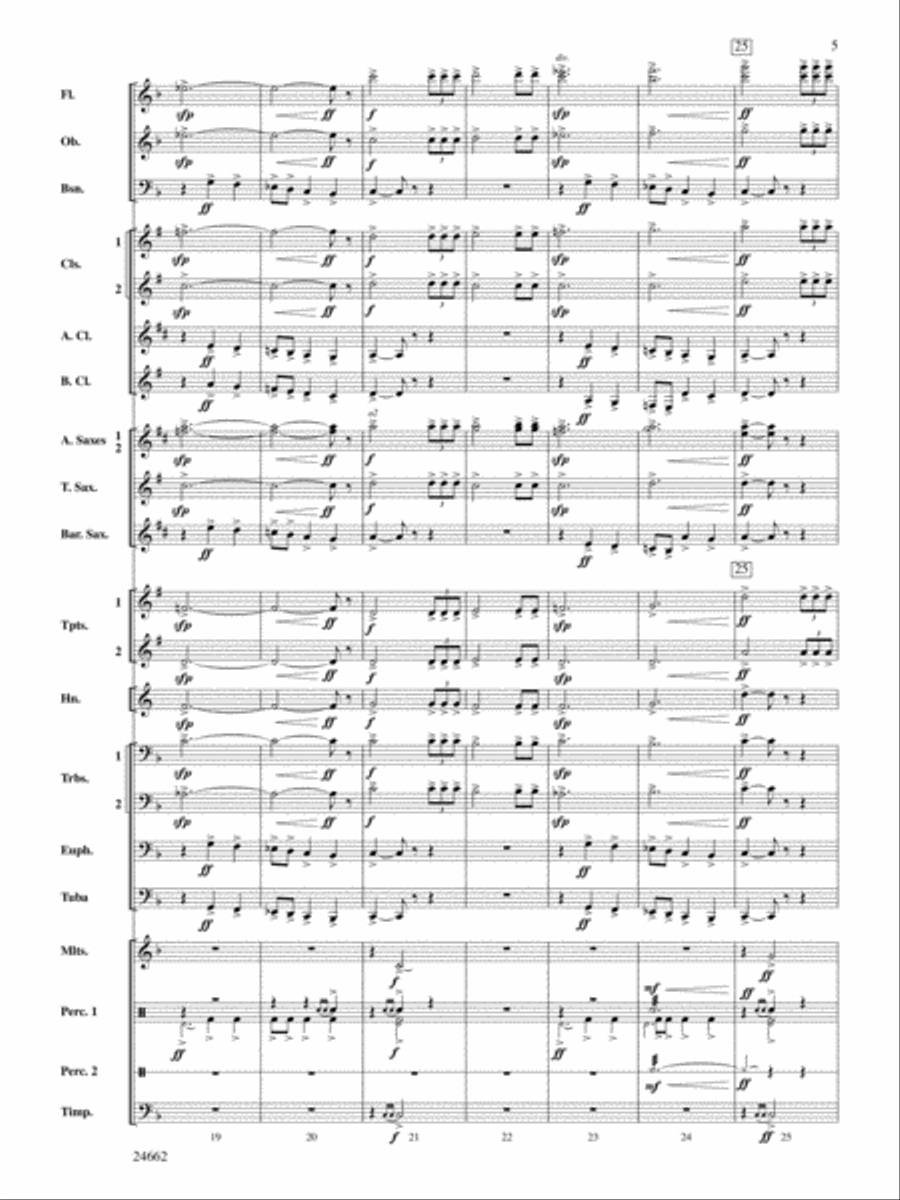 Timber City Trilogy: Score Concert Band scores gallery preview page 5