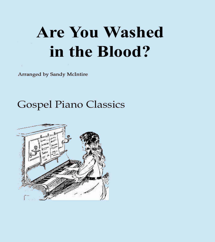 Are You Washed in the Blood? Piano Solo scores gallery preview page 1