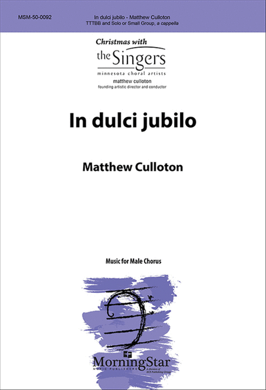 Book cover for In dulci jubilo