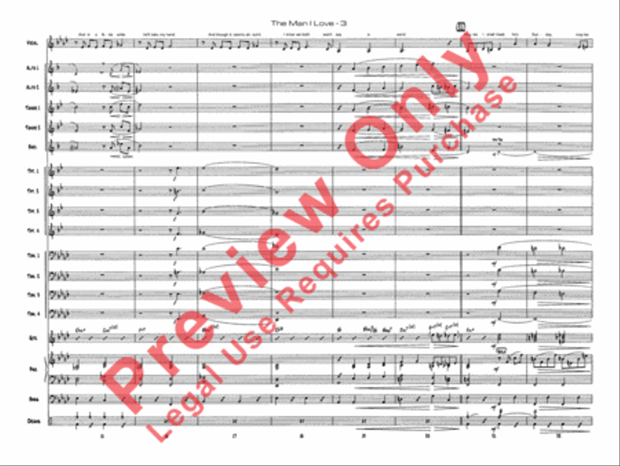 The Man I Love The Man I Love Jazz Ensemble scores gallery preview page 6