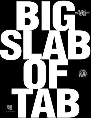 Book cover for Big Slab of Tab