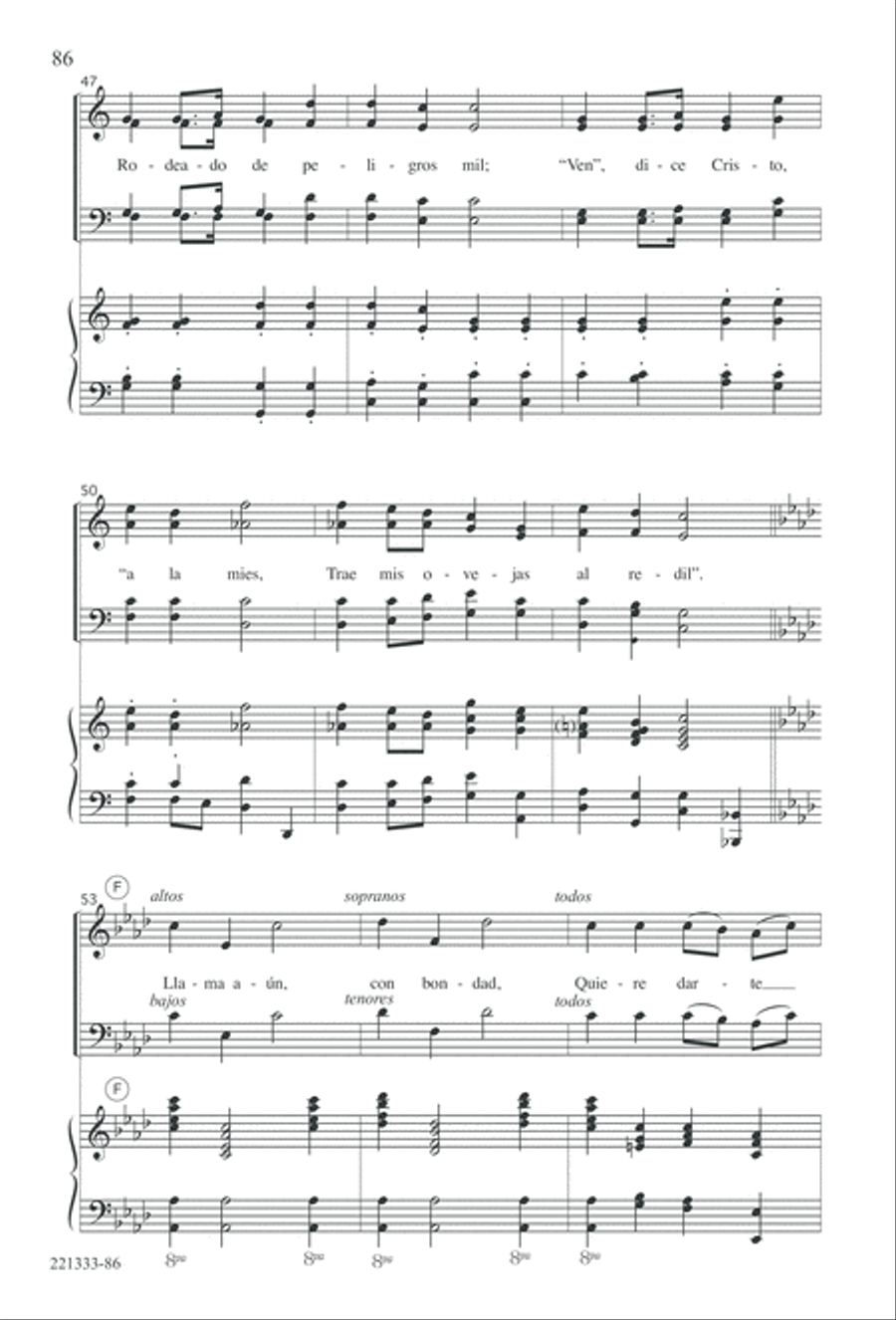 Siervos de Jesus Siervos de Jesus 4-Part scores gallery preview page 90