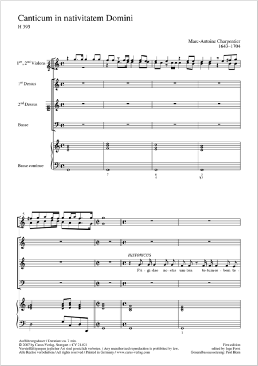 Canticum in nativitatem Domini Choir scores gallery preview page 18