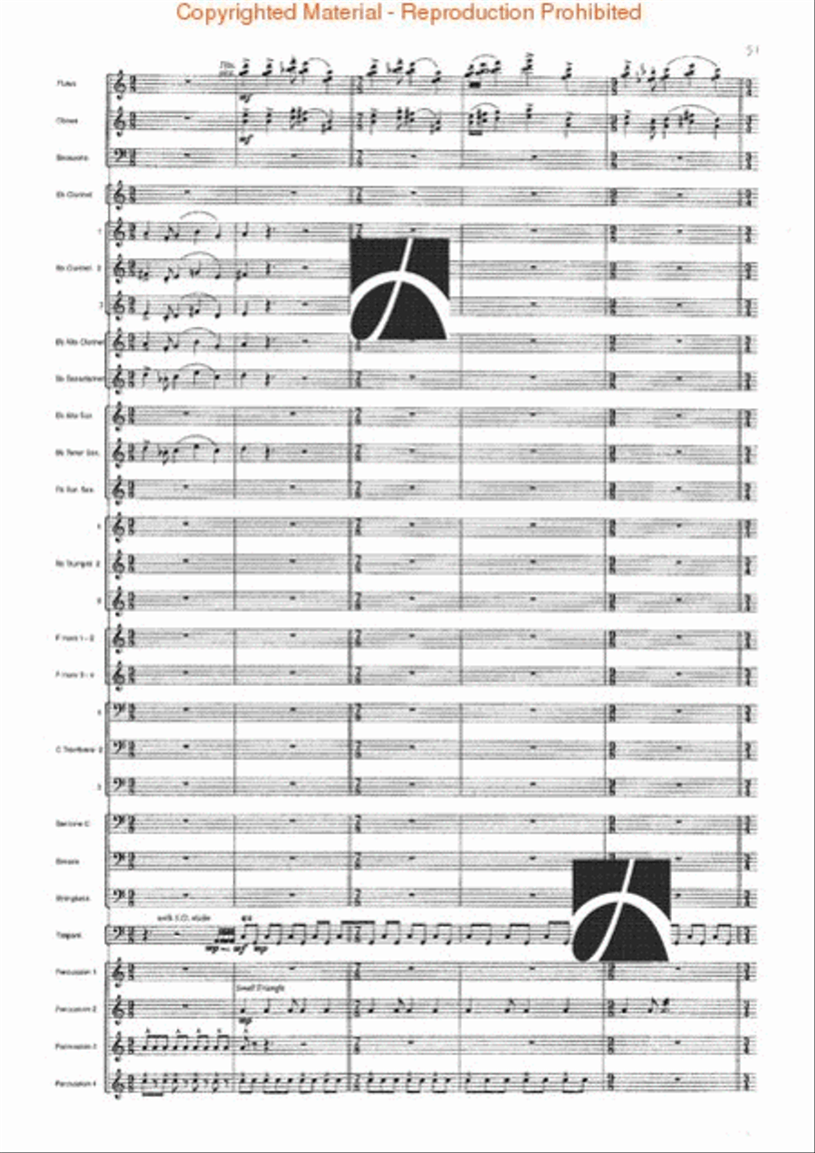 Spartacus Concert Band scores gallery preview page 52