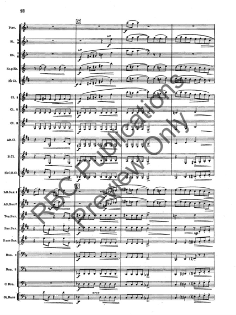 Overture For Woodwinds Overture For Woodwinds Score scores gallery preview page 15