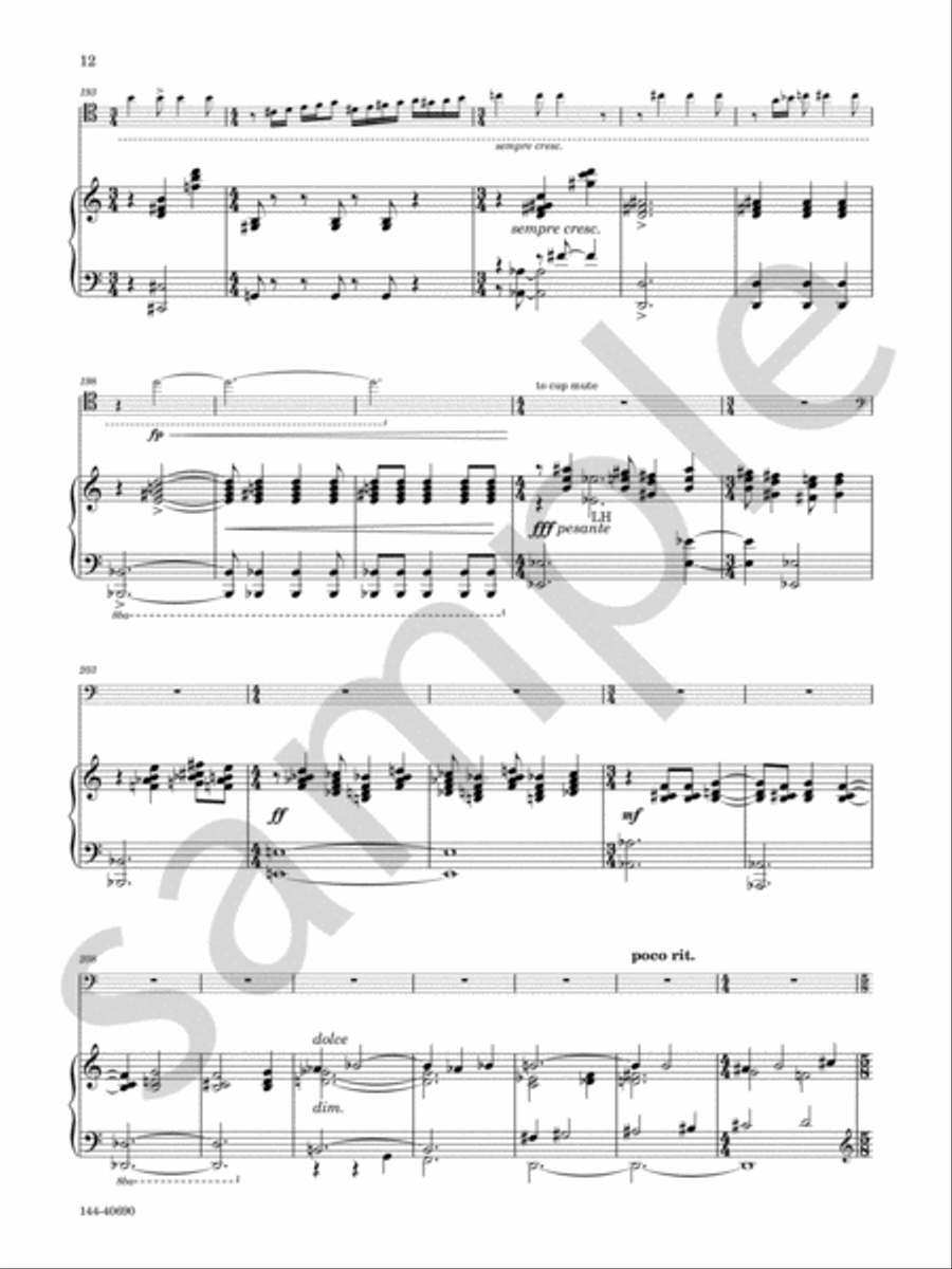 The Devil's Dermish Chamber Music scores gallery preview page 12