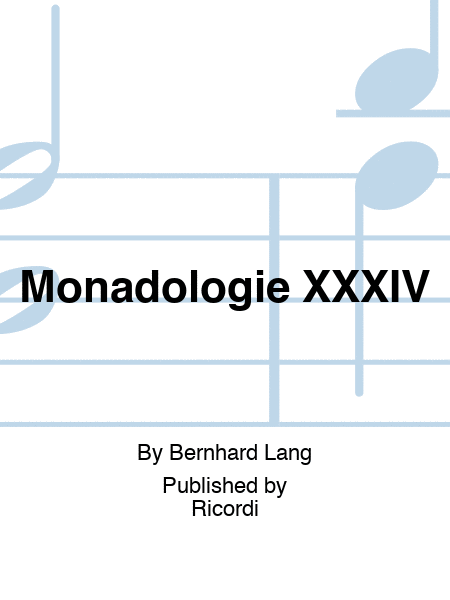 Monadologie XXXIV
