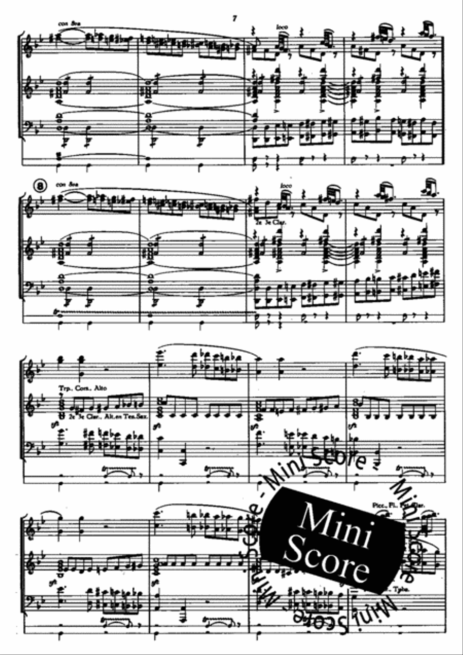 Wilhelm Tell/Guillaume Tell Concert Band scores gallery preview page 13