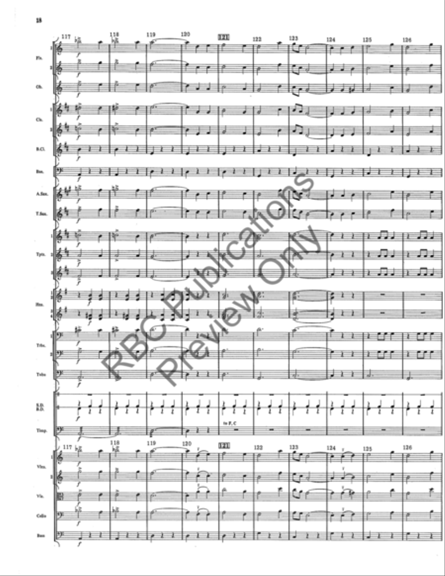 Italian Folk Fantasy (Score) Full Orchestra scores gallery preview page 18