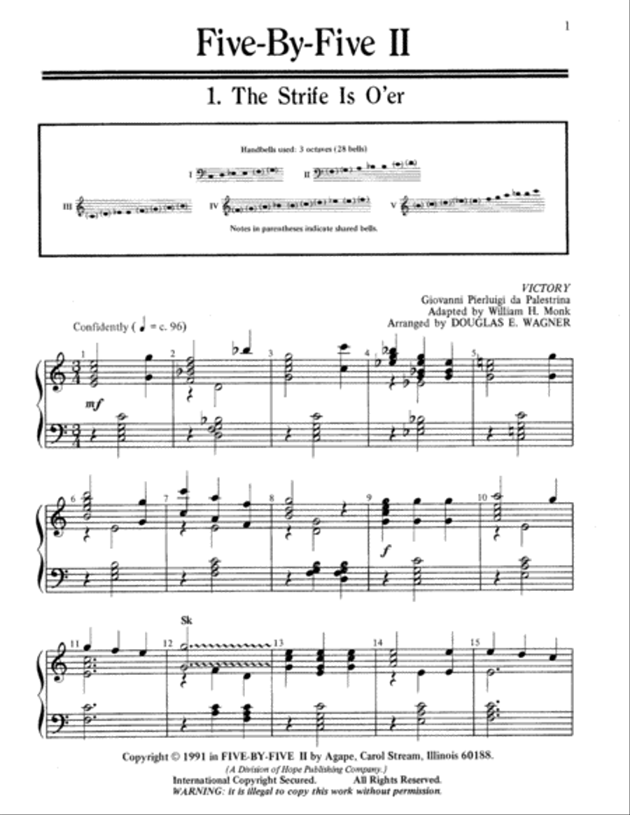 Five by Five, Vol. 2 3-Octaves scores gallery preview page 2